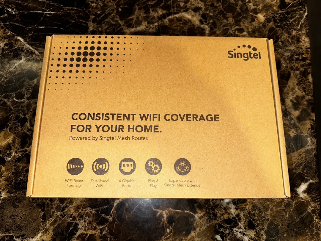 Brand New Singtel Mesh Router - Dual Band, Computers & Tech, Parts ...