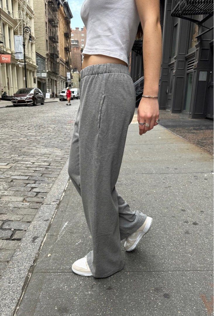 Brandy Melville Anastasia Sweatpants Grey Women s Fashion