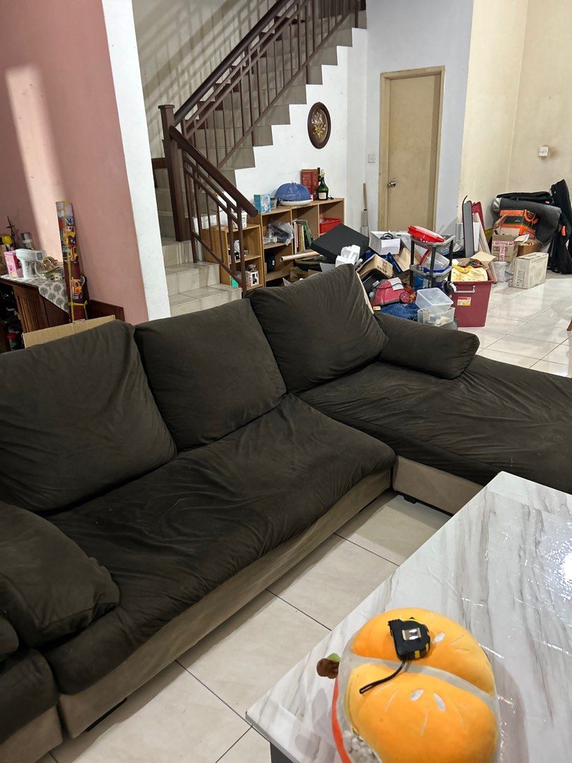 L shaped sofa second hand for sale store