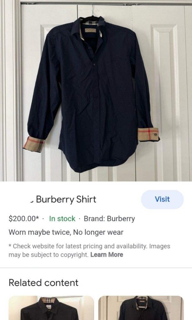 Burberry website down discount