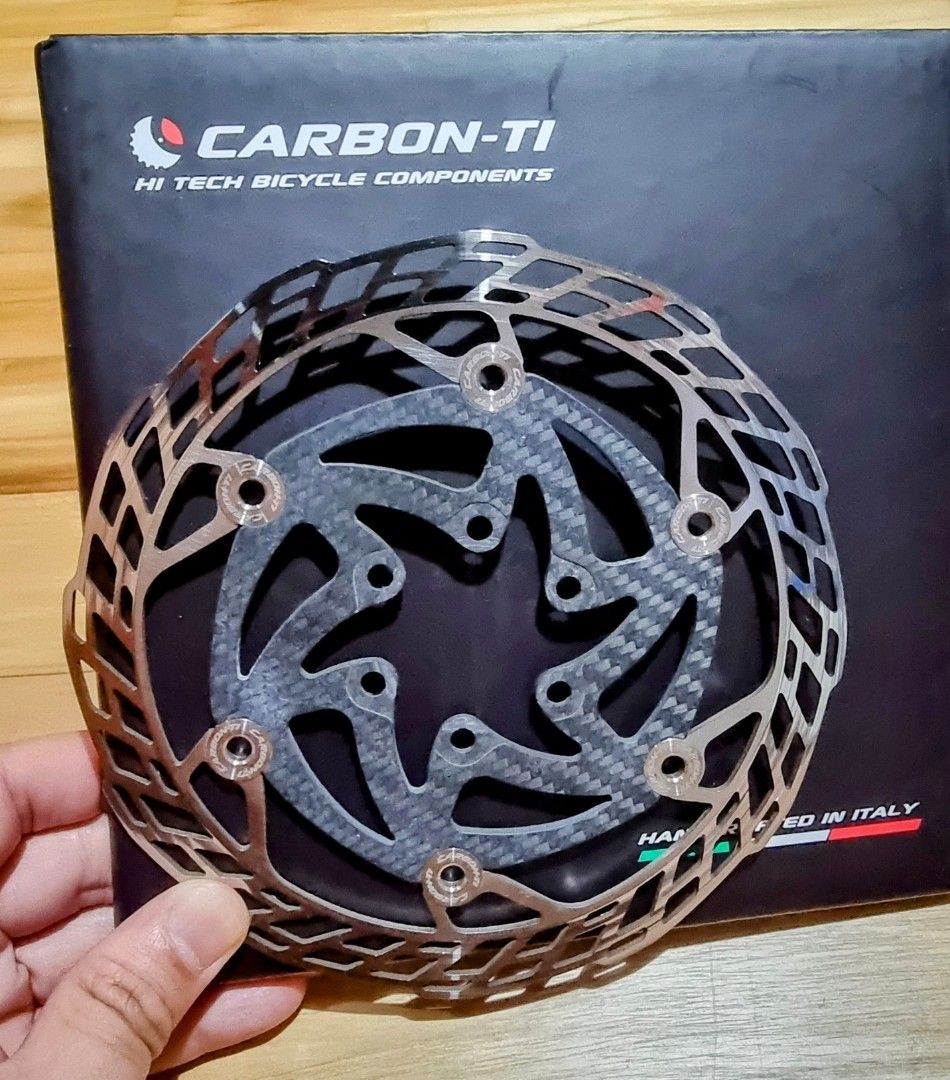 Carbon-Ti rotors 160mm, Sports Equipment, Bicycles & Parts, Parts ...