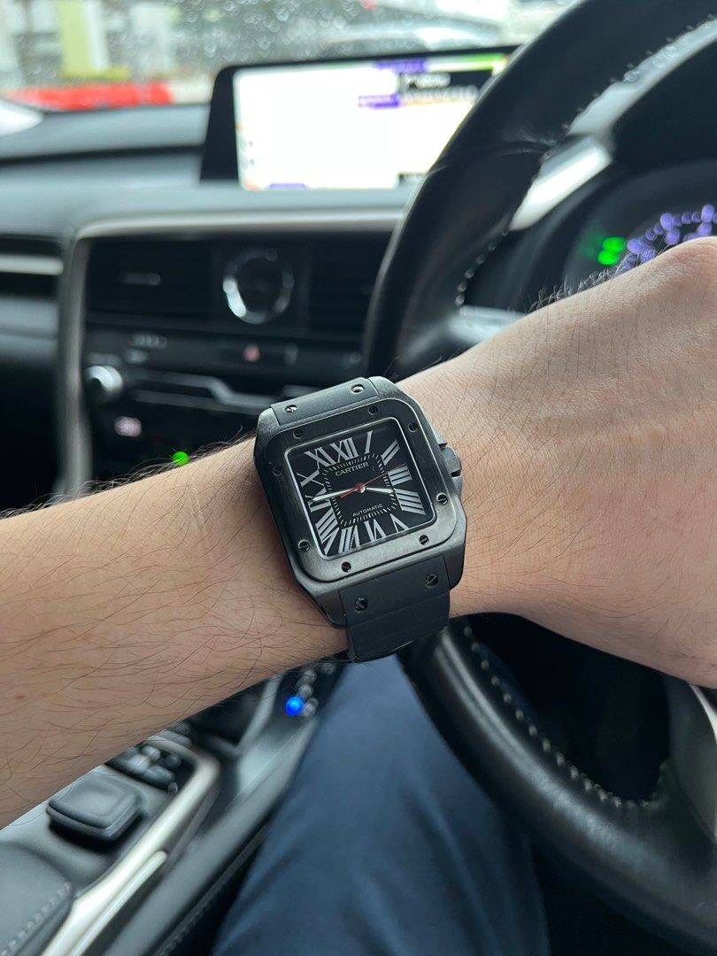 Cartier Santos 100 Carbon XL ADLC WSSA0006