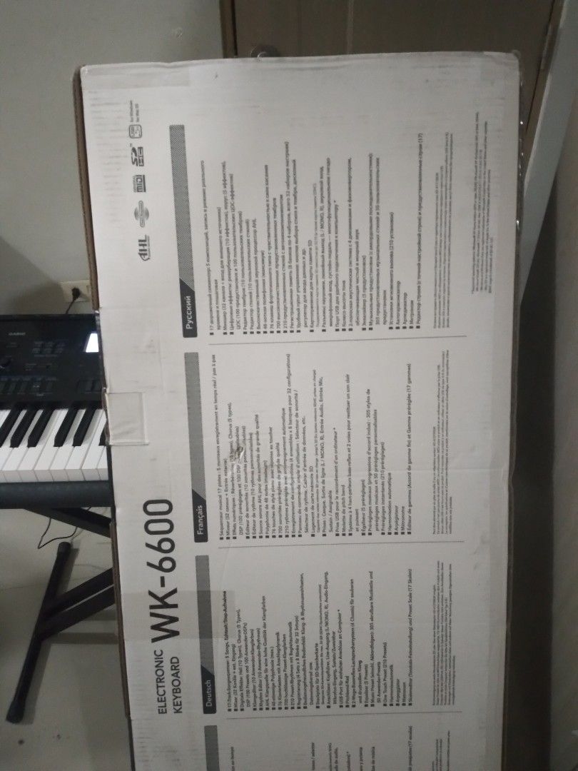 Casio WK6600 Electronic Keyboard Workstation on Carousell