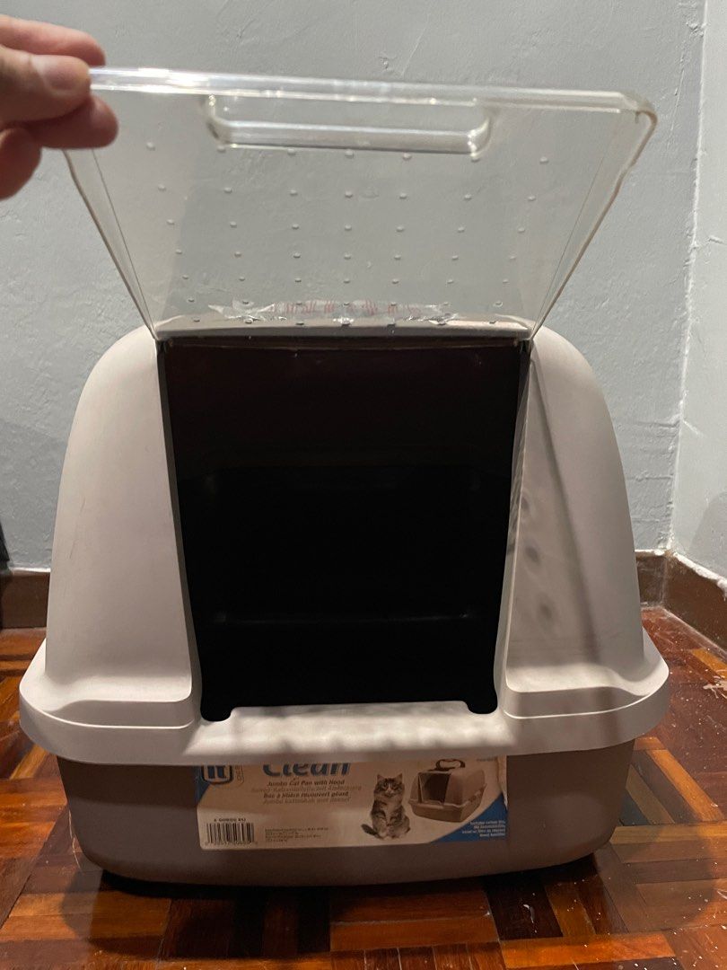 Catit Jumbo Hooded Cat Litter Pan Review Kitty Loaf, 42 OFF