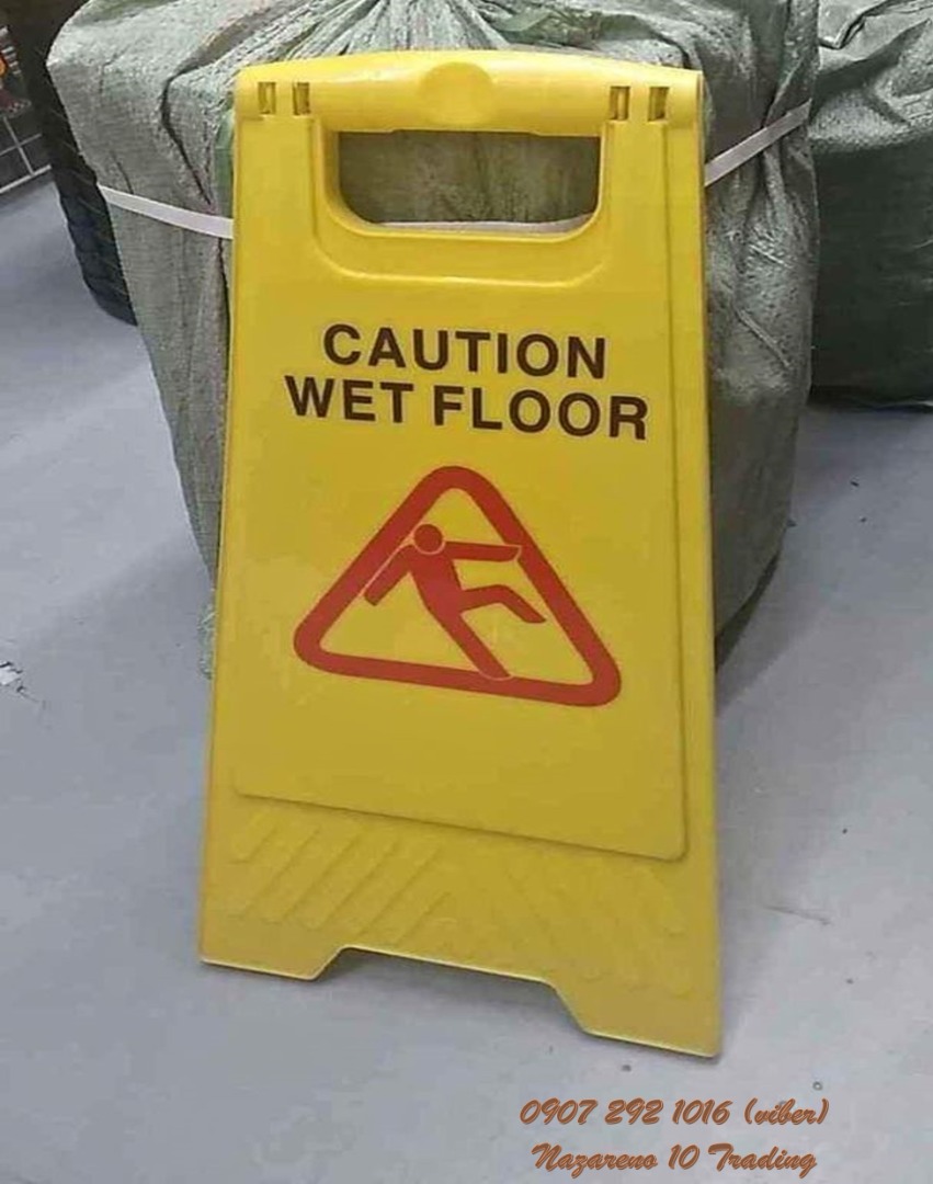 Caution wet floor signage Atype 28 on Carousell