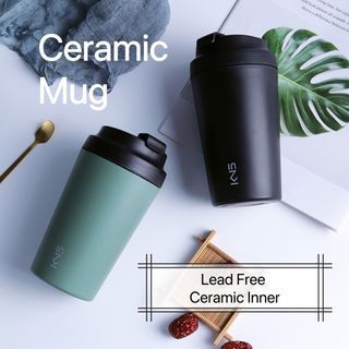 Ceramic Thermal Coffee Cup Thermos Flask Termos Water Bottle Glass Bottle Travel Mug Tumbler Ceramic Inner Mug