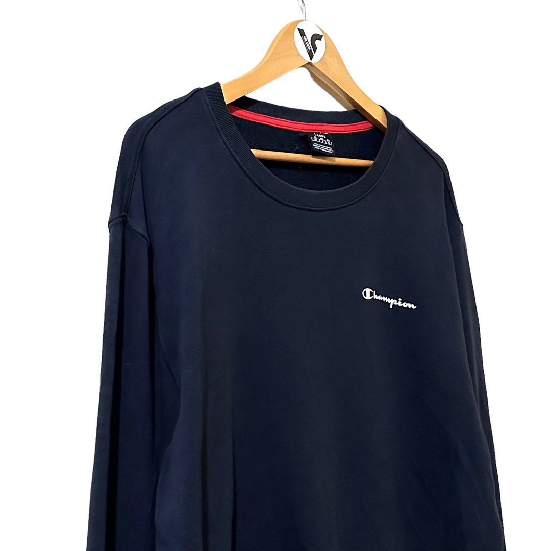 Champion sweater dark blue dress discount
