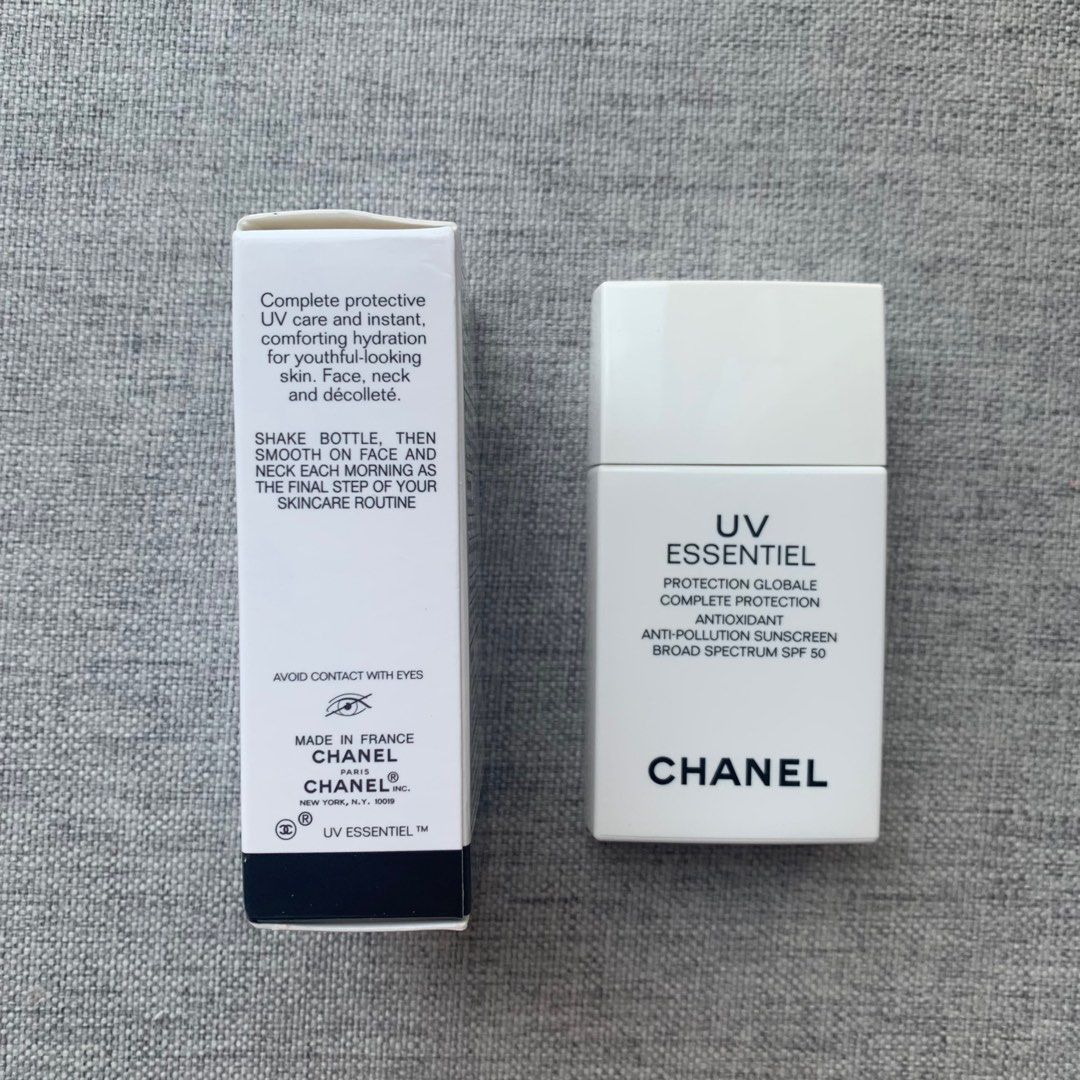 Chanel 防曬UV Essentiel (spf 50), 美容＆個人護理, 健康及美容- 皮膚護理, 面部- 面部護理- Carousell