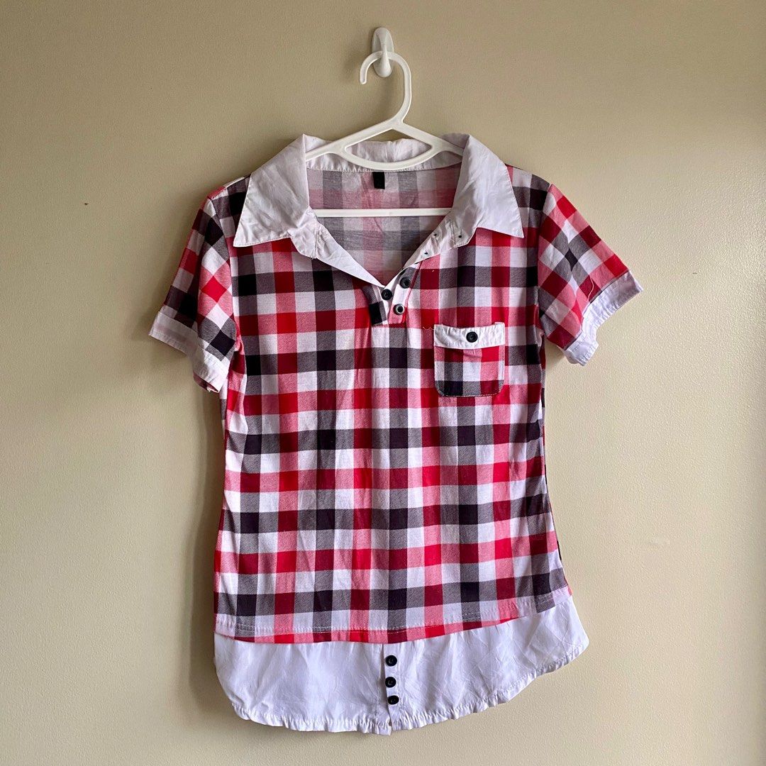 Checkered T-Shirt on Carousell