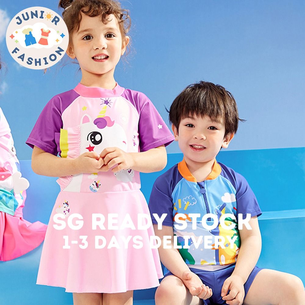 Children s One piece Swimsuit UPF50 UV Protection Quick drying Elastic Swimwear