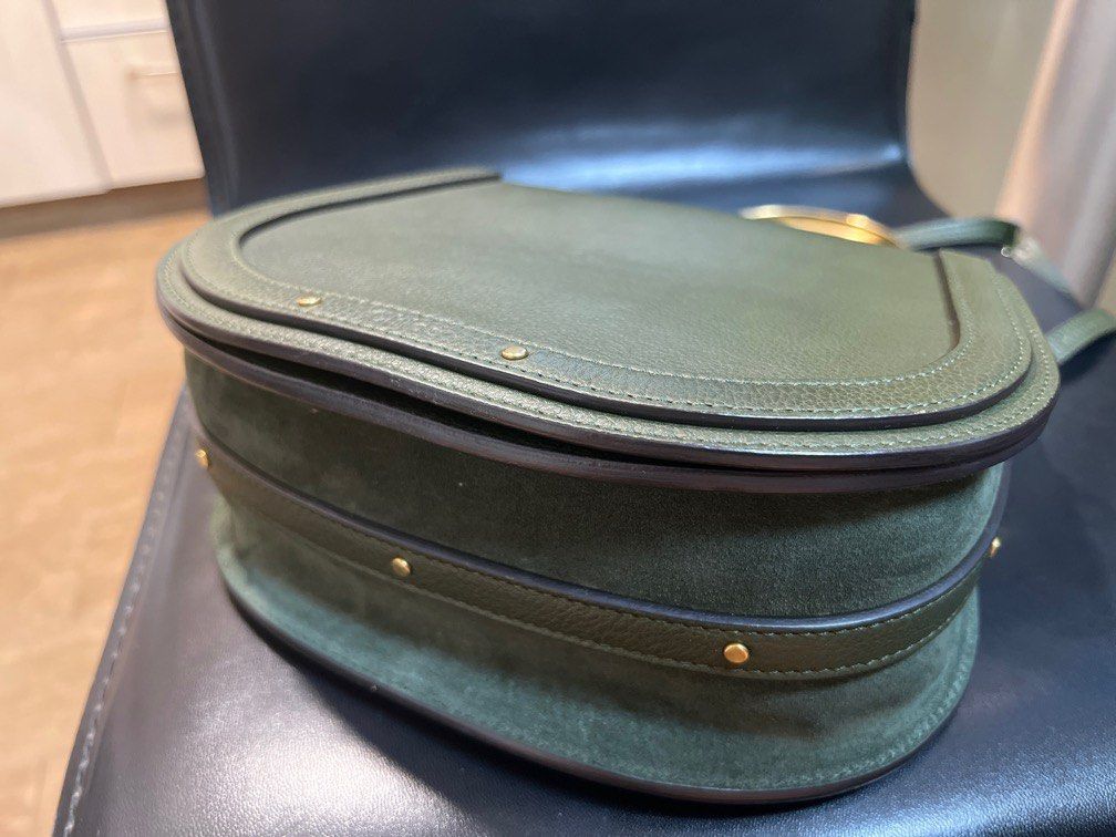 Chloe Nile bracelet bag medium midnight green