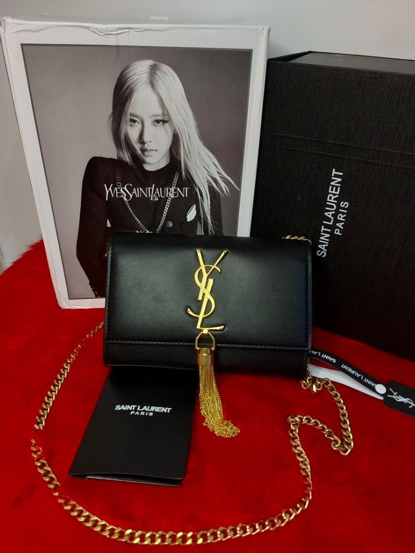 Ysl monogram online tassel bag