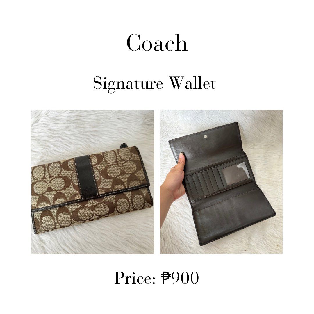 Signature wallet sales price