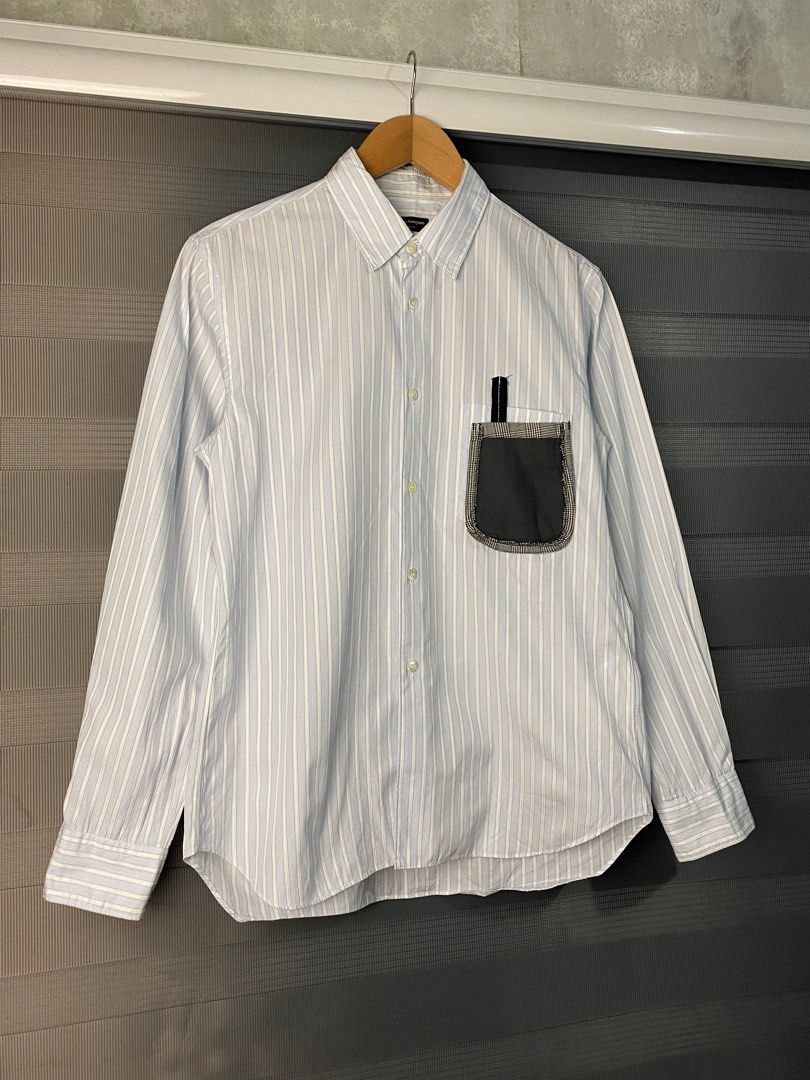 Supreme comme des garcons shirt discount patchwork button up shirt multicolor