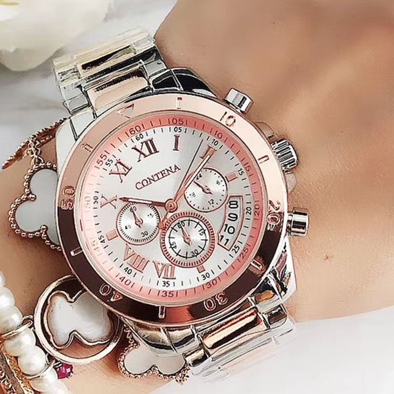 CONTENA 2023 Top Brand Luxury Watches for Women Fashion Creative Steel Bracelet Women s Watches Ladies Quartz Watch Reloj Mujer Carousell