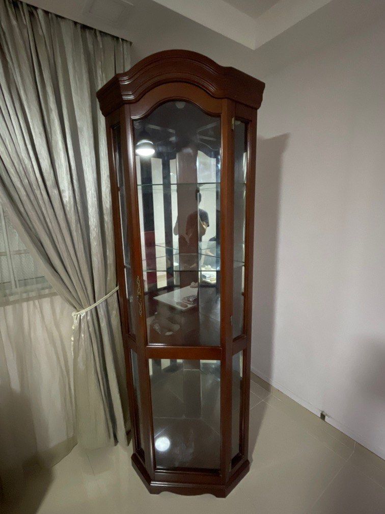 Corner showcase cabinet deals