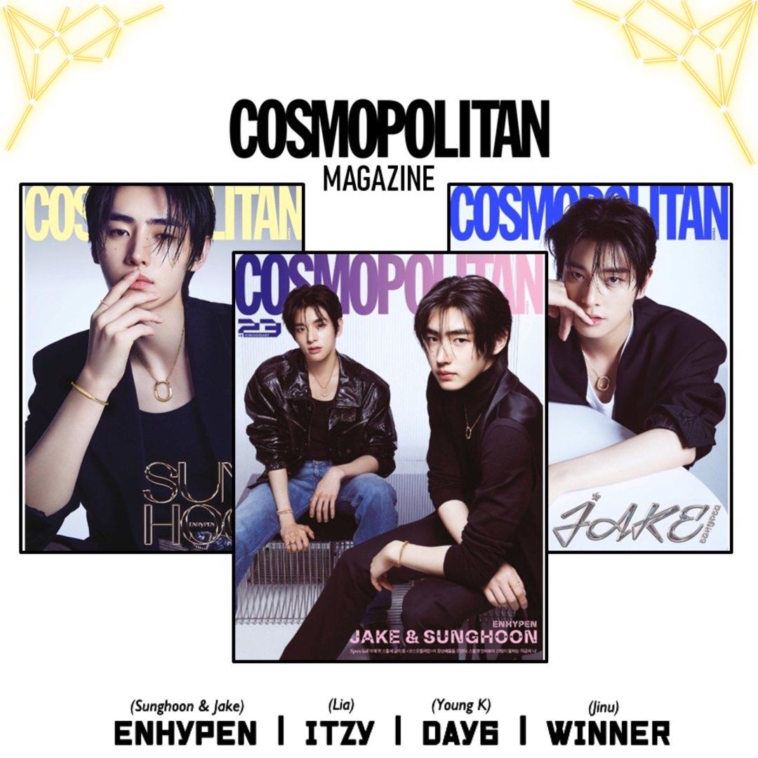Cosmopolitan September 2023 Issue (Cover: ENHYPEN Jake & Sunghoon)