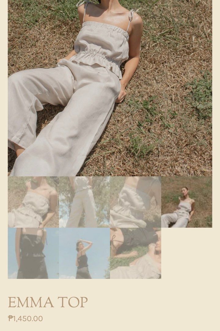 Laya Customized Top Women S Fashion Tops Blouses On Carousell