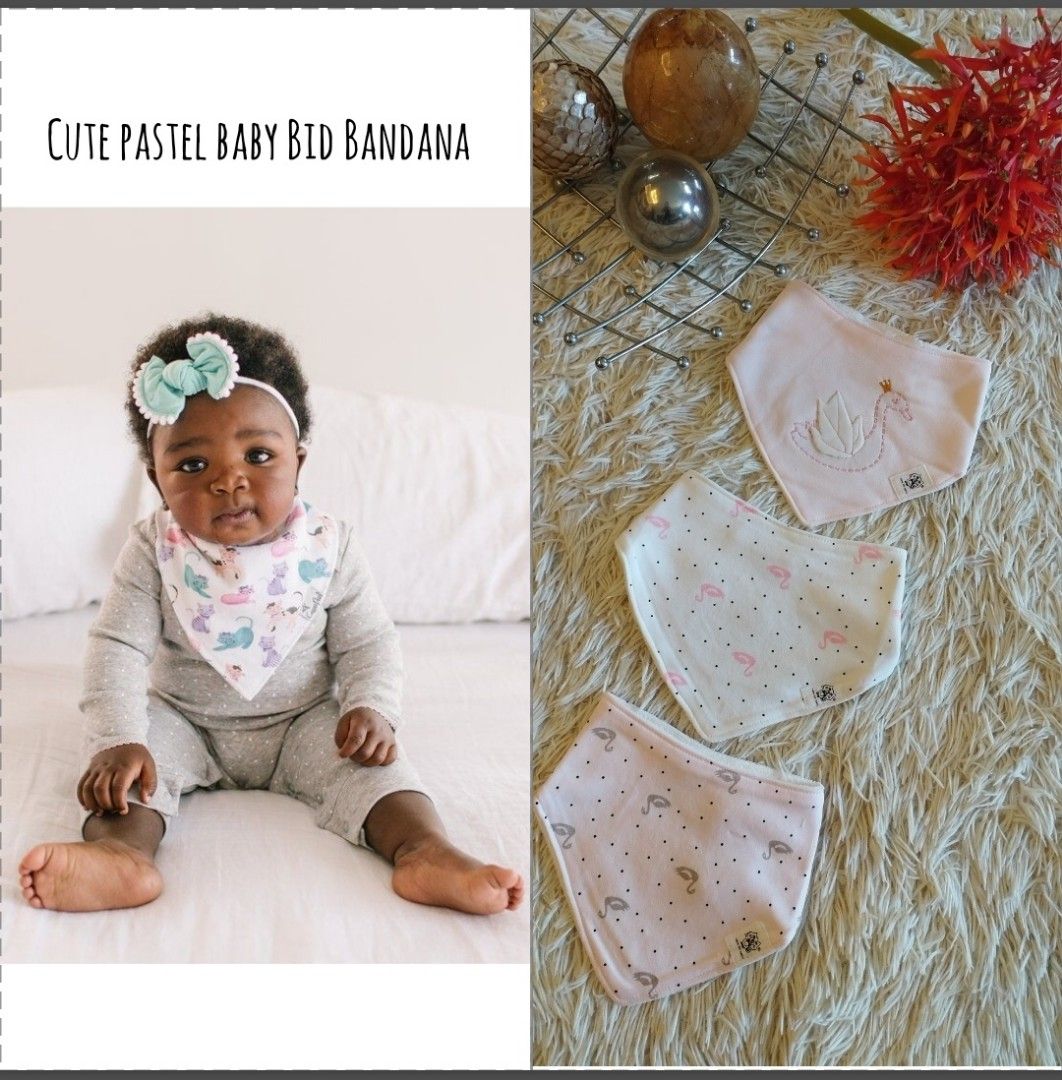 Bandana top bibs girl