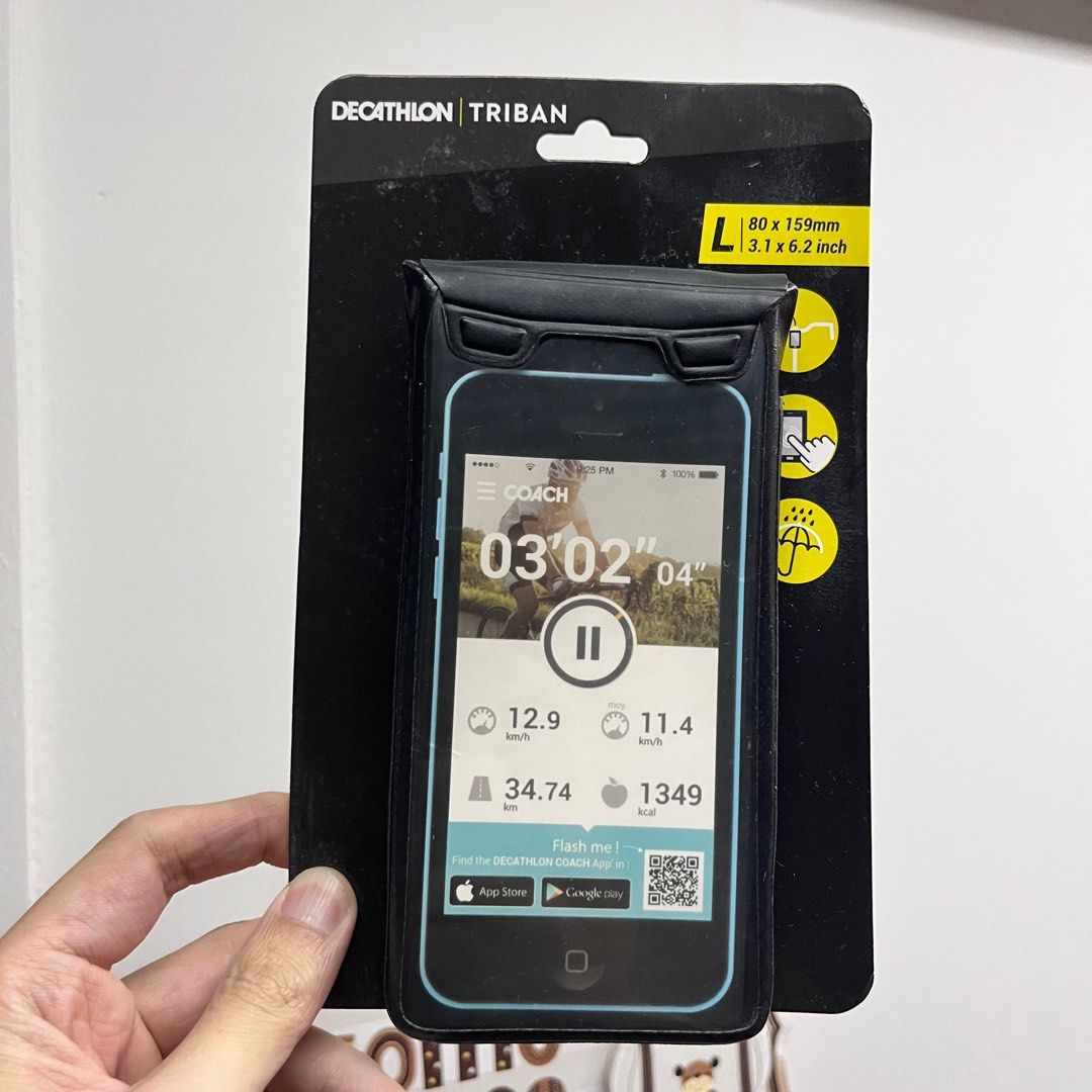 Decathlon Bike Smartphone Holder Triban RC 900 Waterproof L
