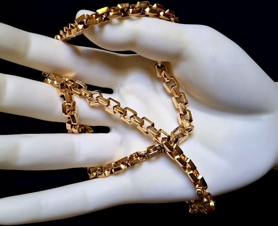 Gold chain 585 hot sale