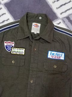 dickies patches shirt
