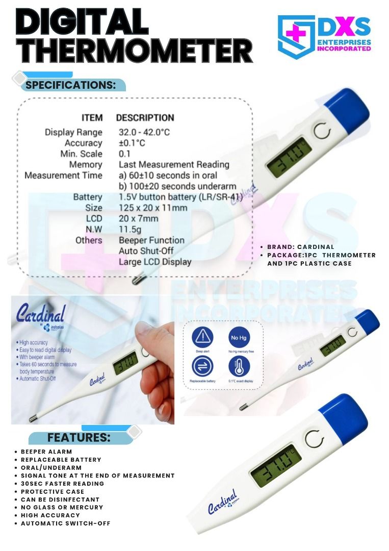 DIGITAL THERMOMETER PENCIL TYPE THERMOMETER on Carousell