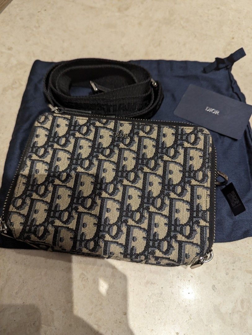 Dior oblique messenger sling bag Luxury Bags Wallets on Carousell