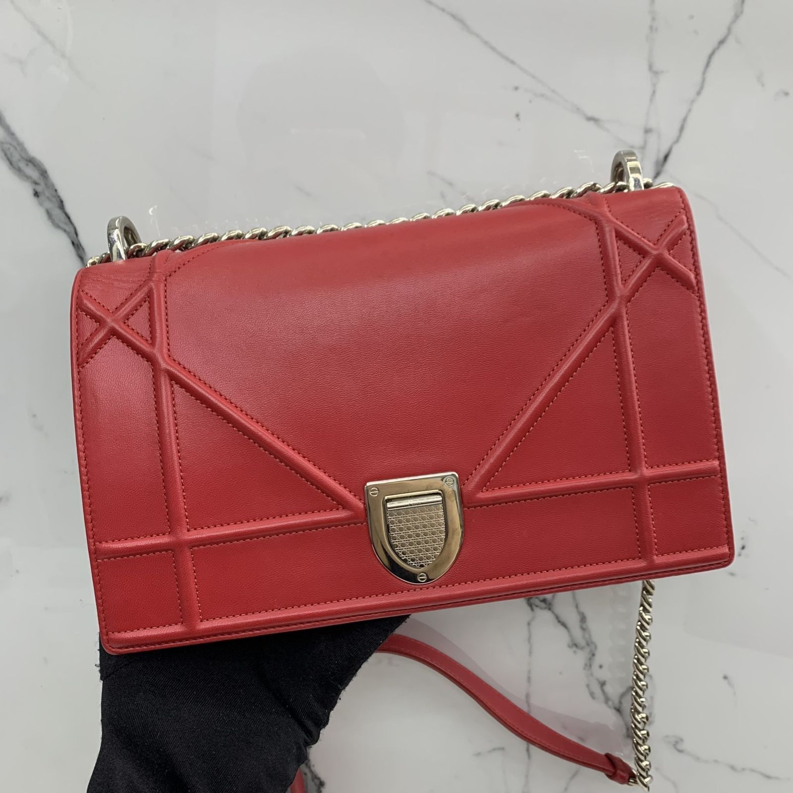 Diorama lambskin bag sales