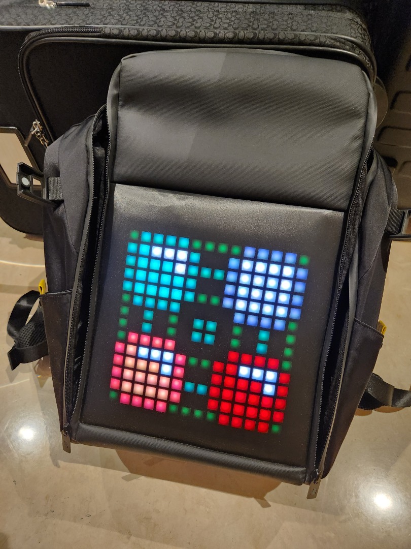 Divoom M Backpack Pixel Art DIY Smart Bag Tas RGB LED Screen