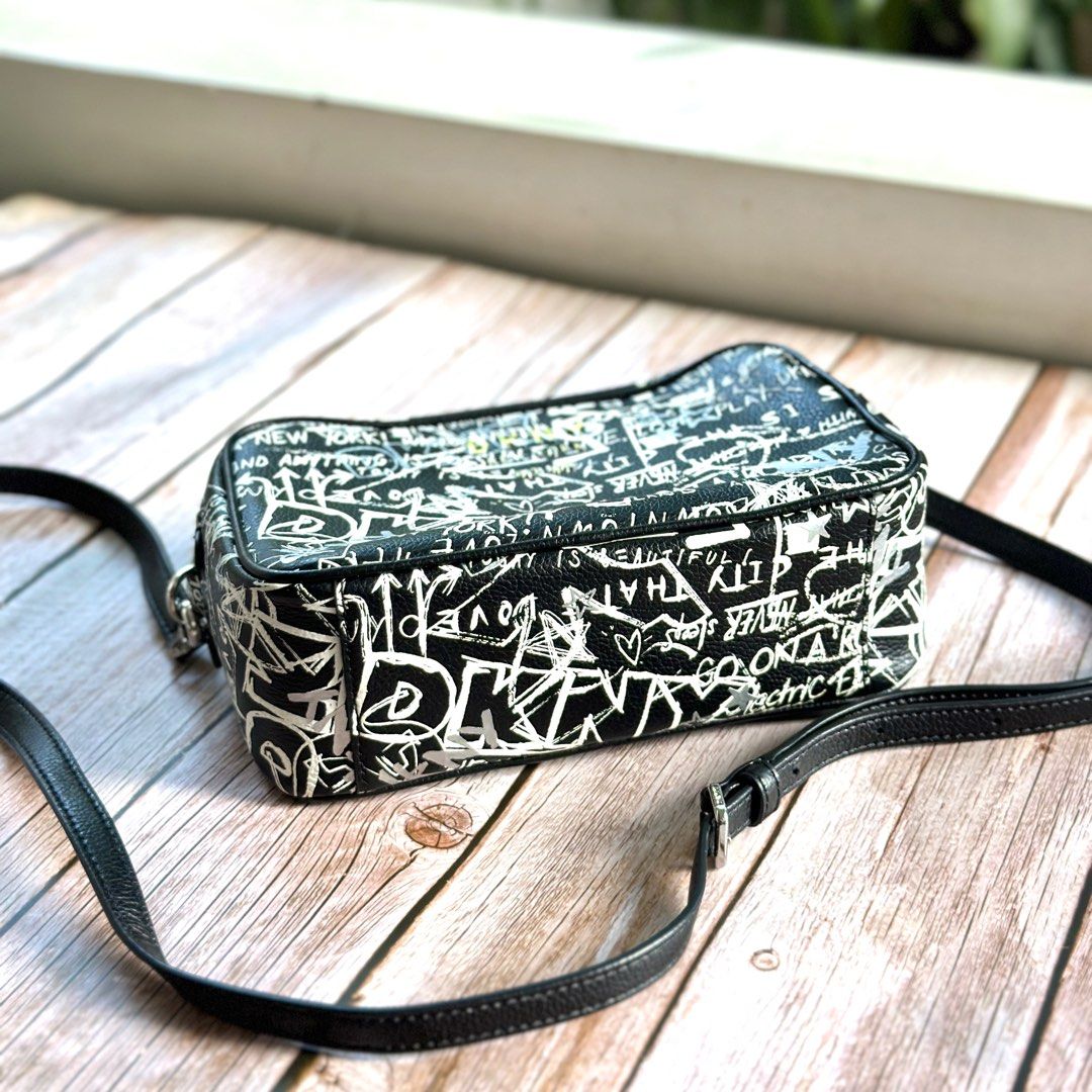 DKNY Erin Graffiti Crossbody Bag (authentic) on Carousell