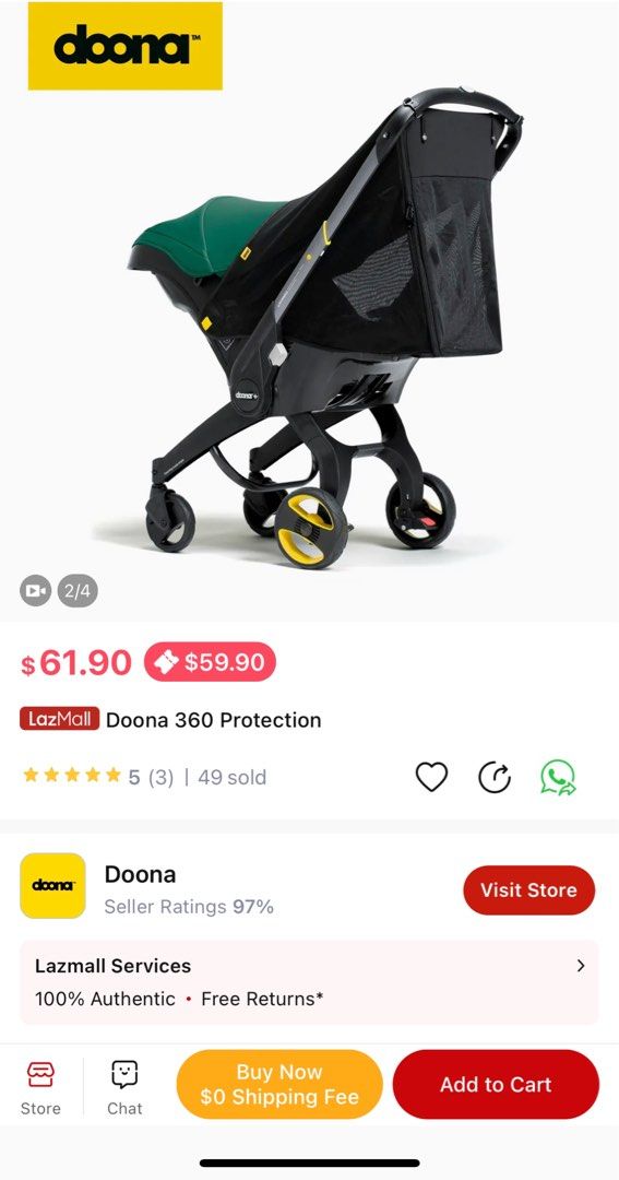 Doona 360 protection cover online