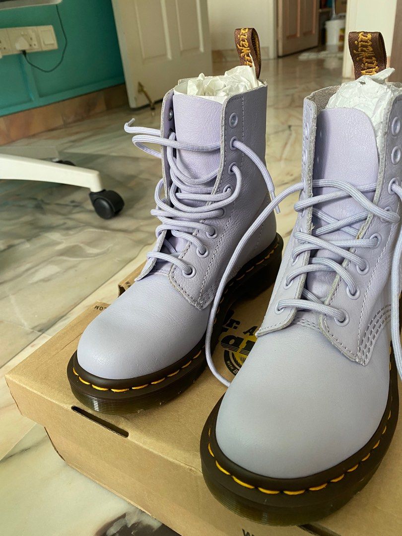 dr martens pascal purple heather boots
