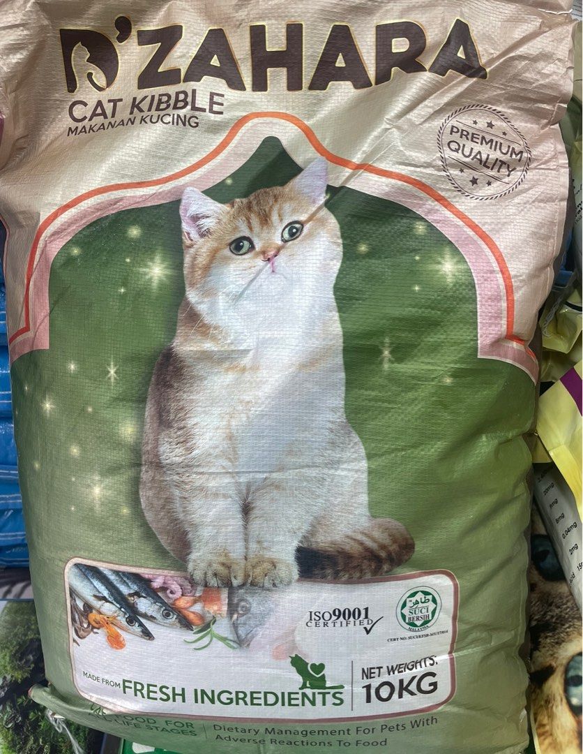 dzahara halal cat dry food 10kg, Pet Supplies, Pet Food on Carousell