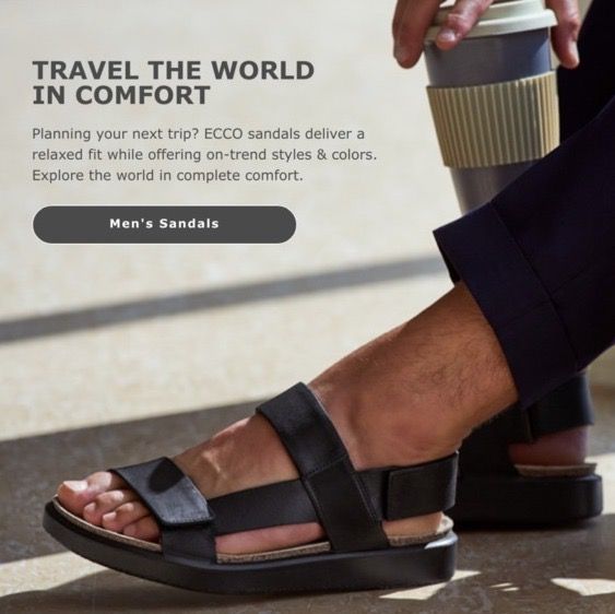 Ecco corksphere sandal mens sales