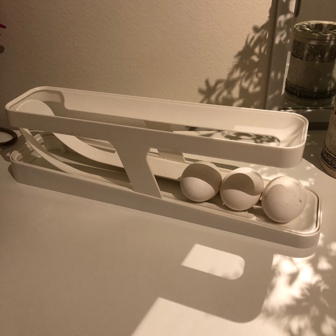 Egg Tray Organizer Egg Storage Egg Dispenser on Carousell