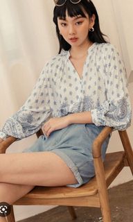Fashmob AARIN TOP IN WHITE Size M