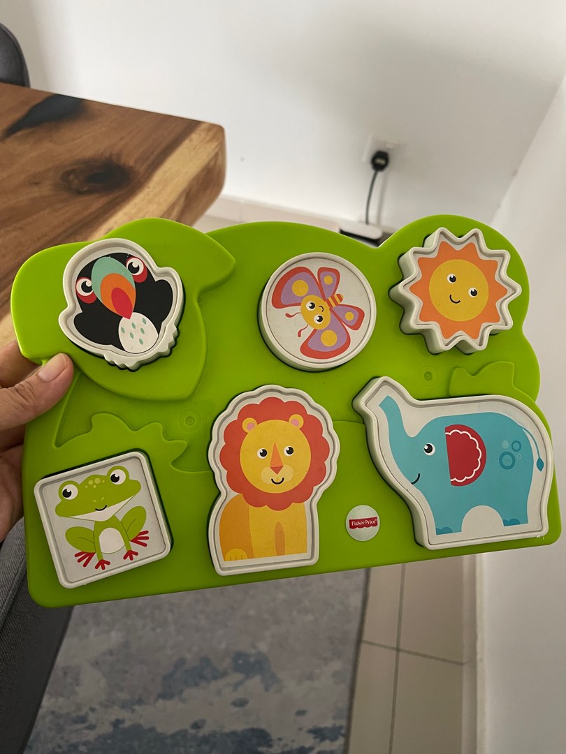 Fisher price cheap jungle animal puzzle