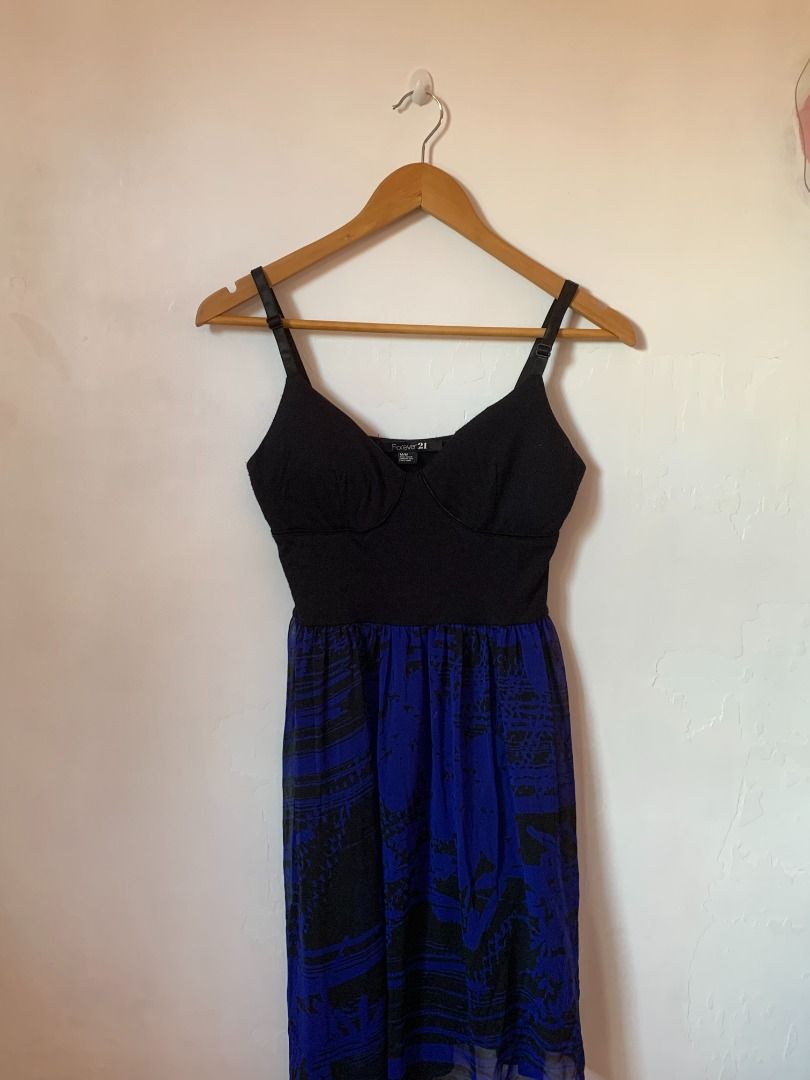 Navy blue lace dress discount forever 21