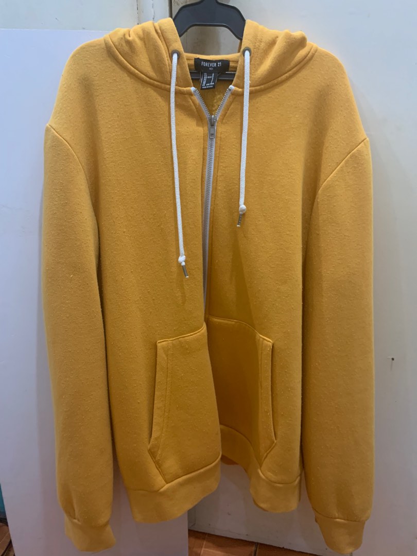 Forever 21 yellow hoodie discount