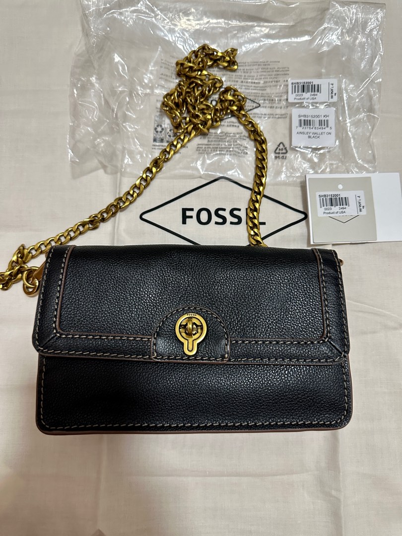 Fossil Ainsley wallet Crossbody, Luxury, Bags & Wallets on Carousell