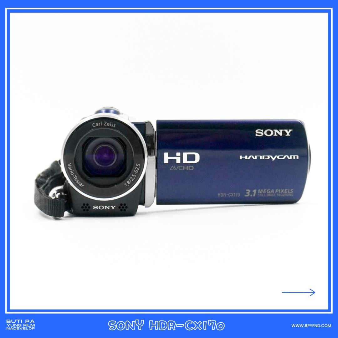 OPEN FOR INSTALLMENT/LAYAWAY] SONY HDR-CX170 (Blue) - TOUCHSCREEN