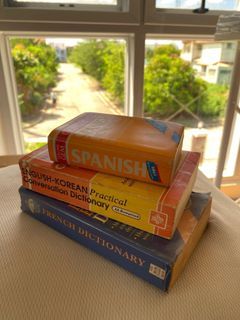 French, Korean, Spanish dictionaries