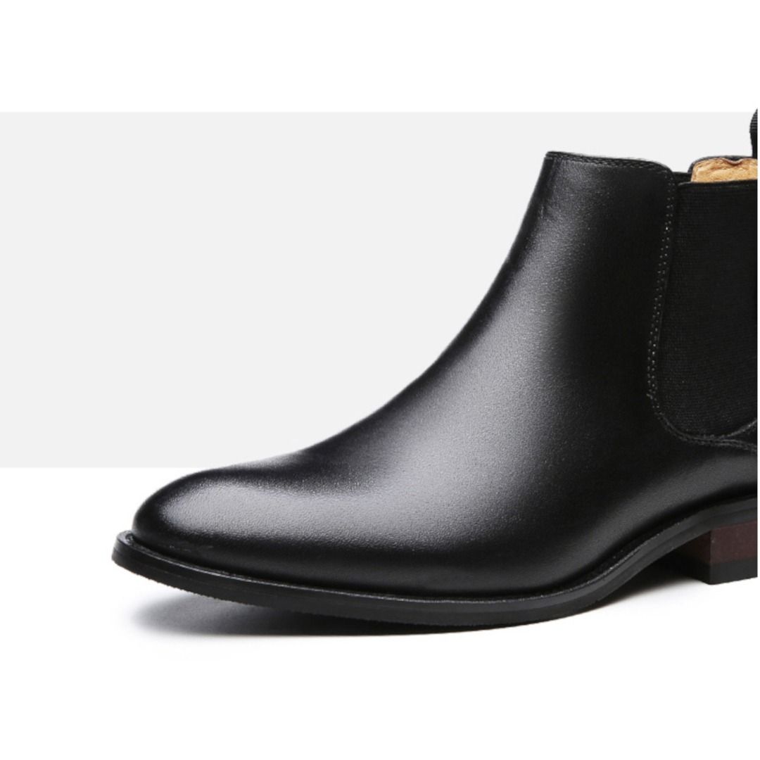 Full Grain Leather Chelsea Boots Bianco I Men s Fashion