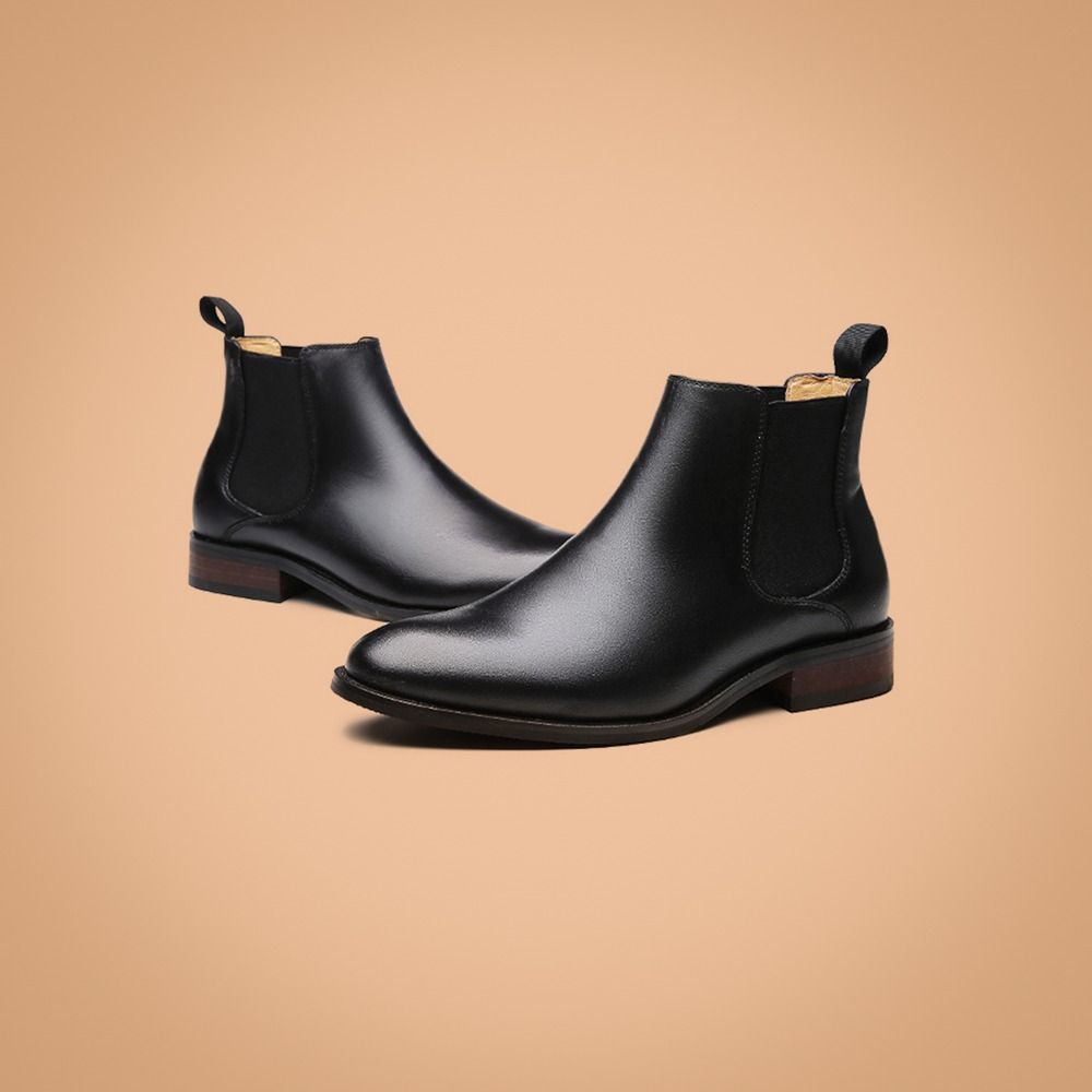 Full Grain Leather Chelsea Boots Bianco I Men s Fashion