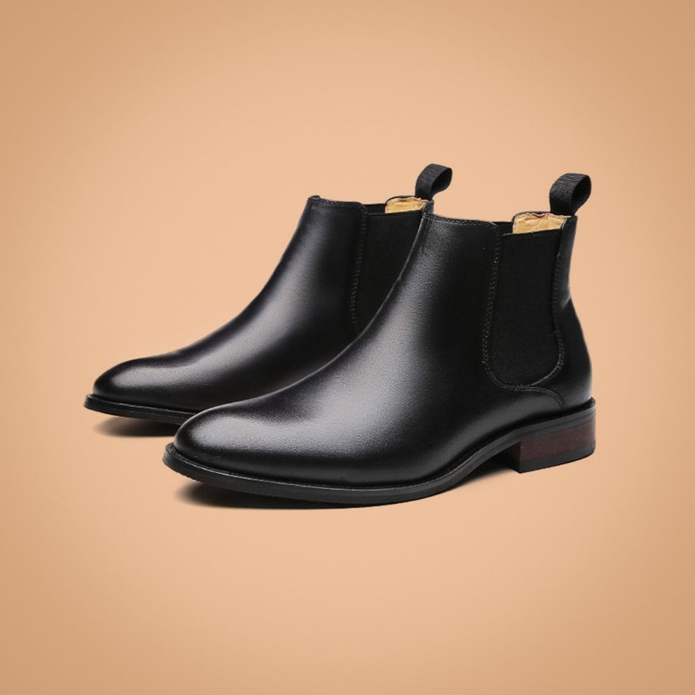 Full Grain Leather Chelsea Boots Bianco I Men s Fashion