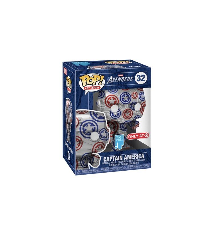 Funko Pop Marvel Captain America (Category: Designer & Blind Box Toys) located in Manila. Submitted by nep.factor (Listing ID 1250213514, Image 1). Description: Marvel Captain America PHP850 Pop! Art Series Exclusive Release: 2021.