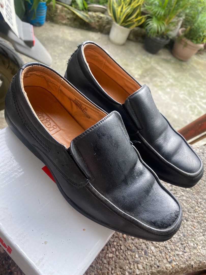 Gibi black shoes for boys on Carousell