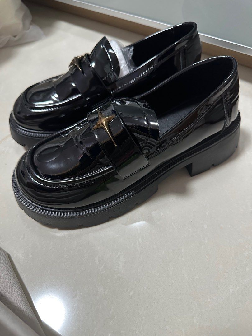 Glossy loafers shoes outlet