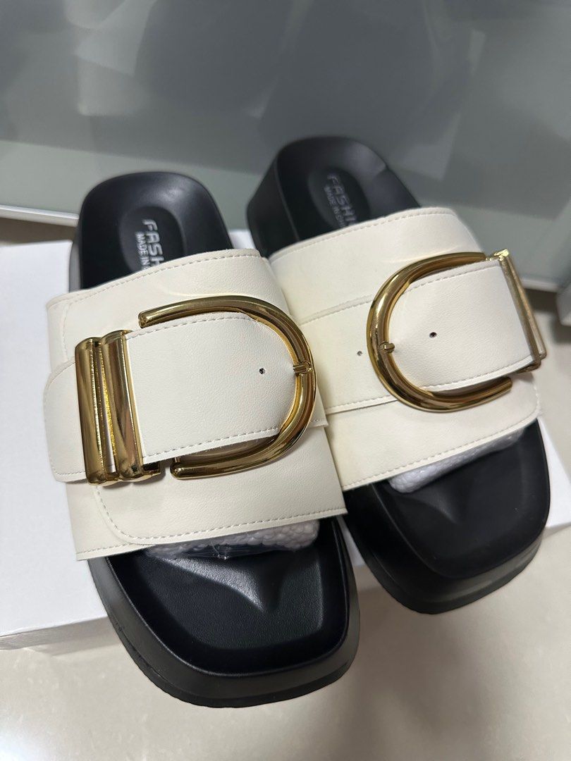 Warehouse black sandals hotsell
